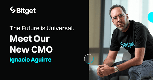Bitget nomina Ignacio Aguirre Franco come Chief Marketing Officer per promuovere la crescita globale