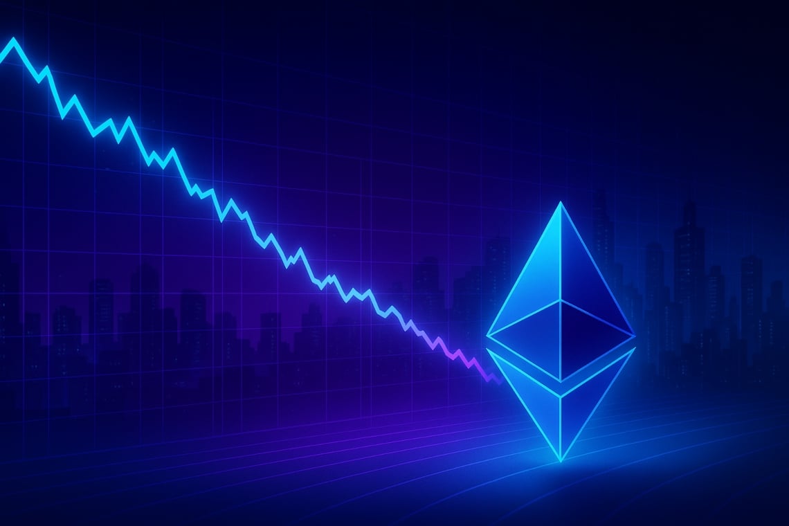 Ethereum (ETH) ancora in sofferenza sui mercati crypto
