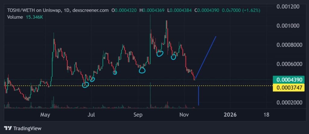 Toshi Value Prediction: Will The Chart Sample Push TOSHI to a New Excessive? Toshi Value Prediction: Will The Chart Sample Push TOSHI to a New Excessive?