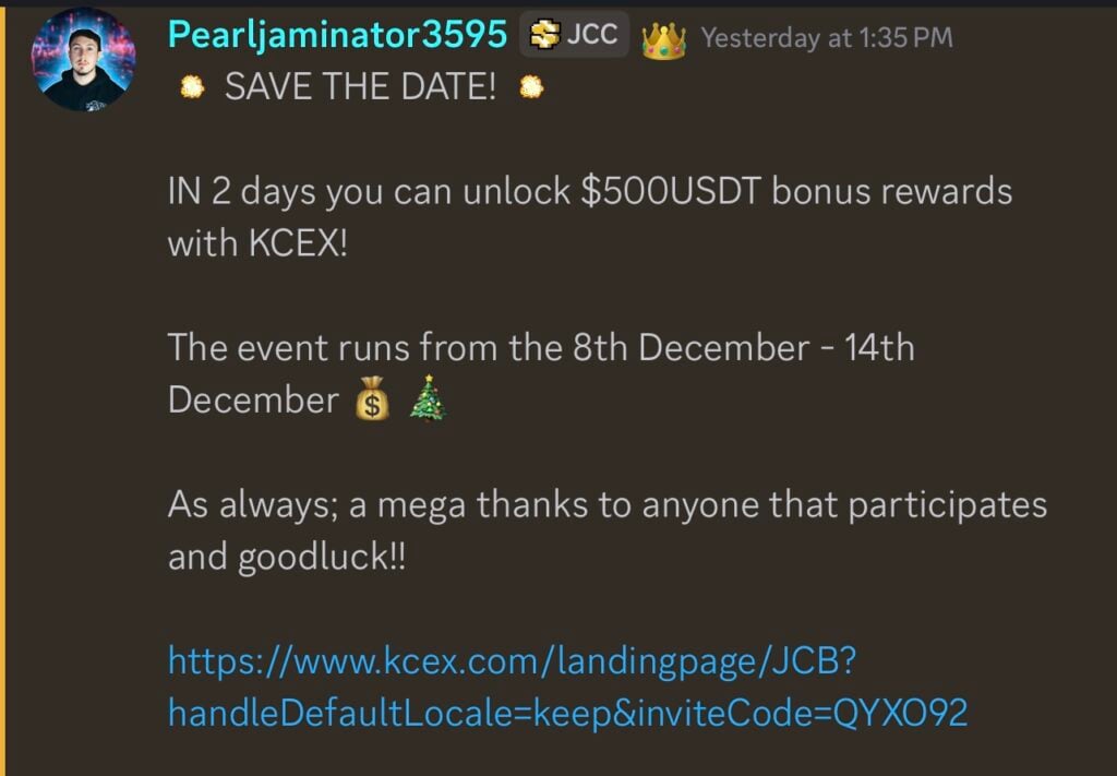 Earn Free Crypto With A Trading Bonus – Jacob Bury’s $500 KCEX Offer