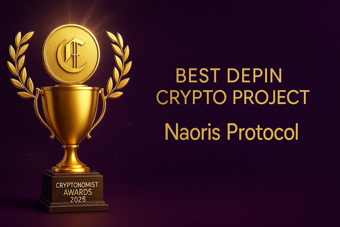 Naoris Protocol vince il premio “Miglior Progetto Crypto DePIN” ai Cryptonomist Awards 2025