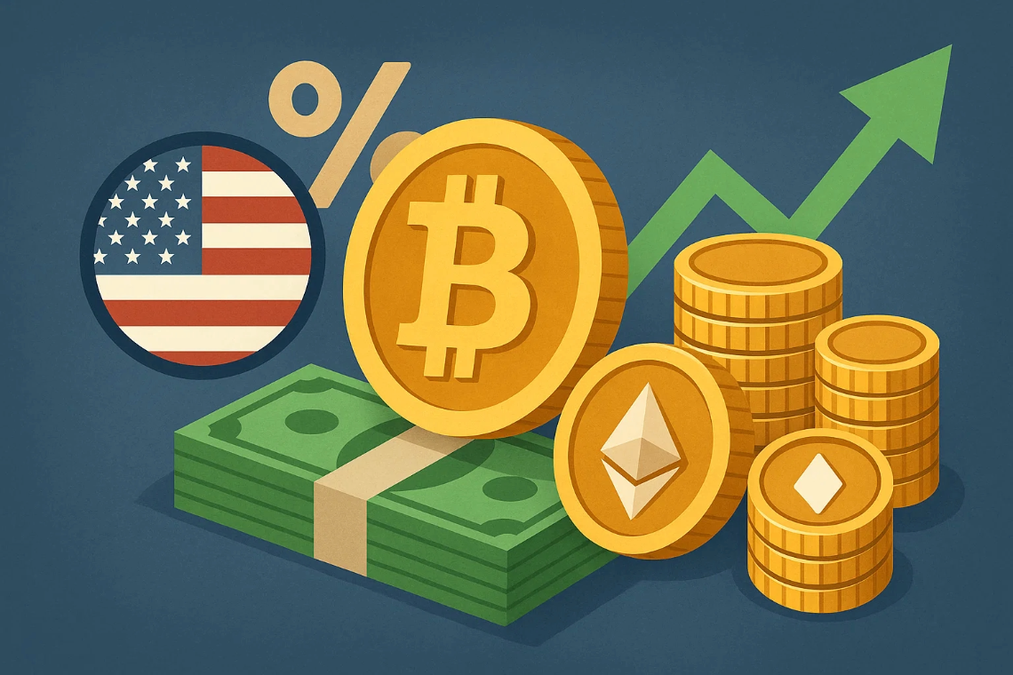 Taglio tassi USA: ecco chi guadagnerà in crypto