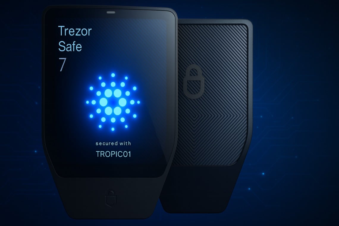 Trezor ed Everstake rivoluzionano lo staking di Cardano (ADA): zero commissioni e sicurezza hardware