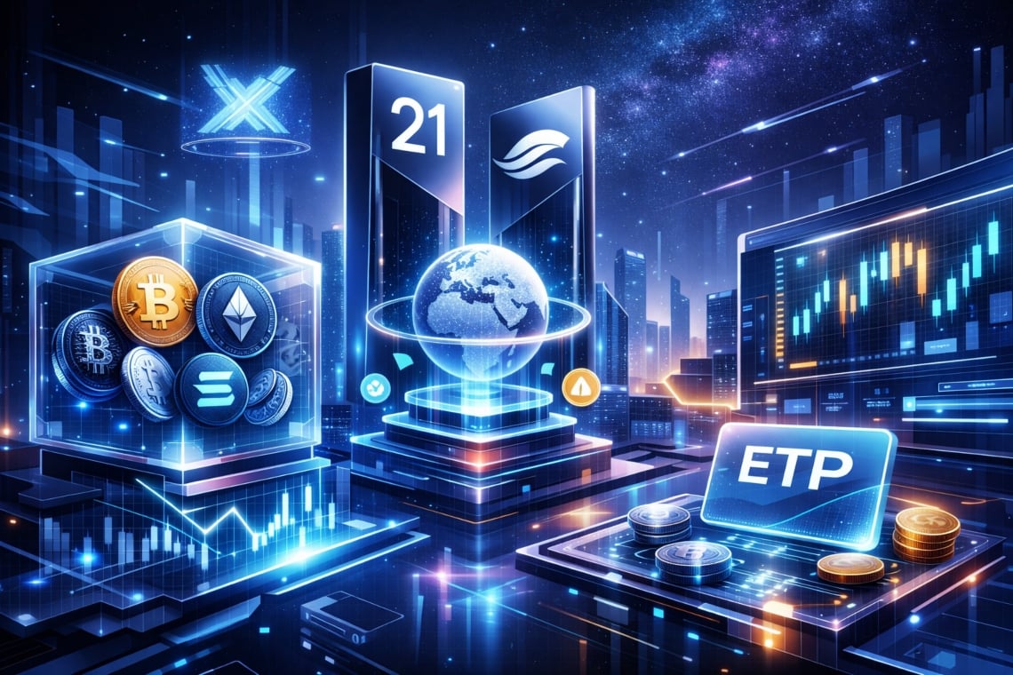 21shares e A&G Banco lanciano FLEX: il nuovo ETP per investire in modo intelligente nelle criptovalute