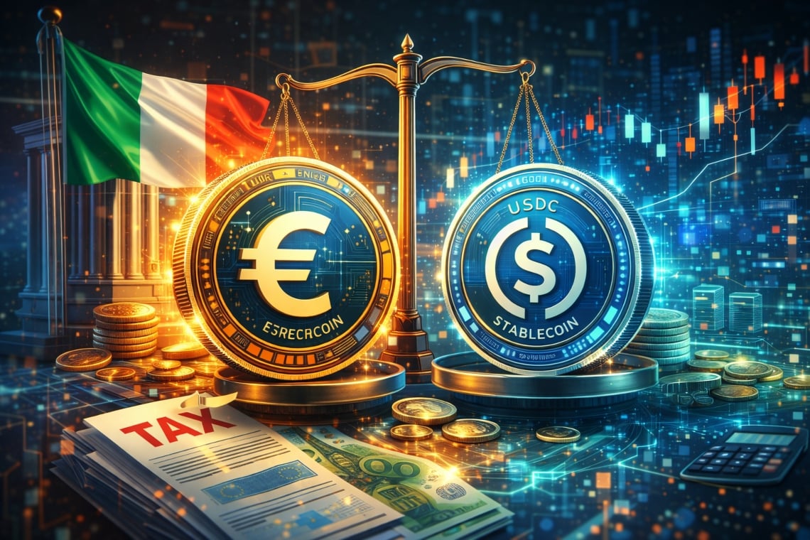 Stablecoin e tasse in Italia: perché EURC e USDC stanno creando nuovi paradossi fiscali