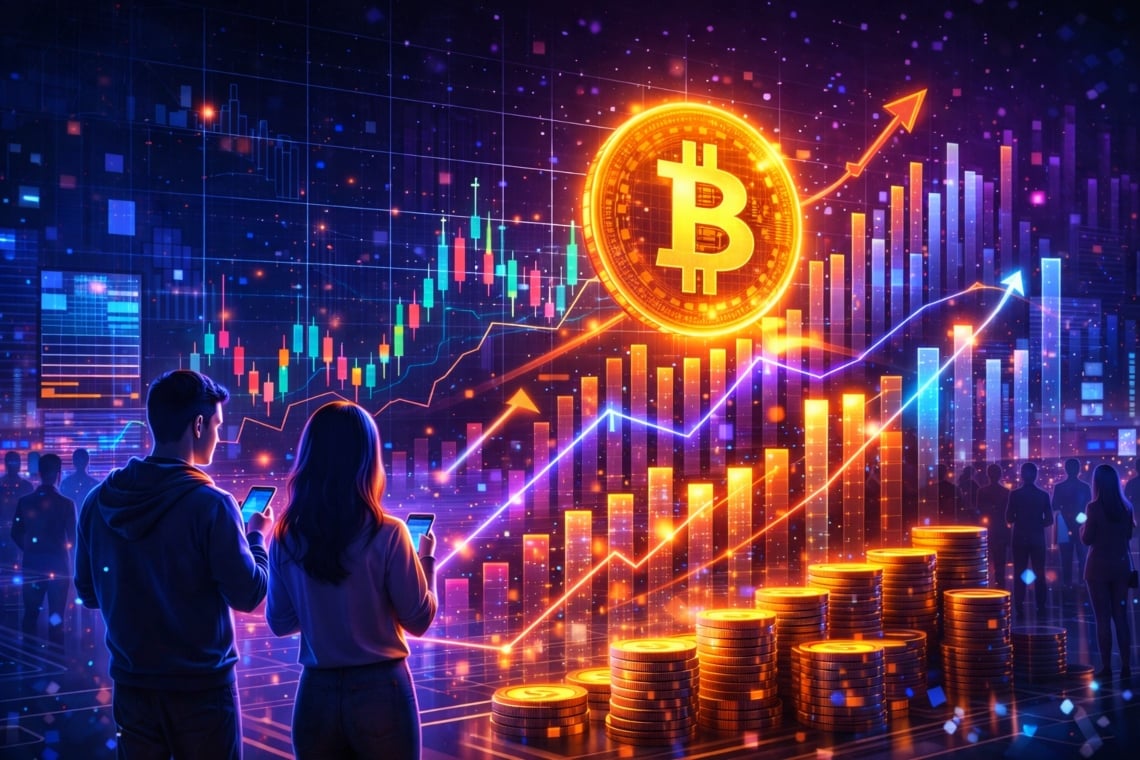 Bitcoin: volumi in aumento anche tra i retail