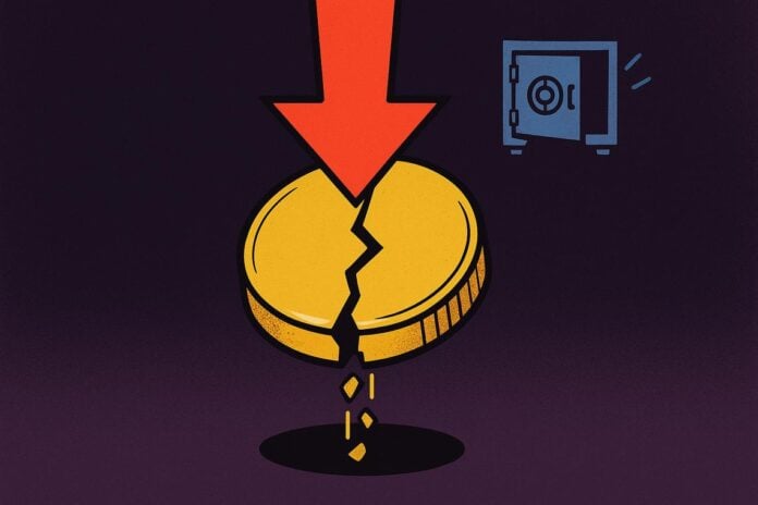 capitolazione nel mercato dell'oro