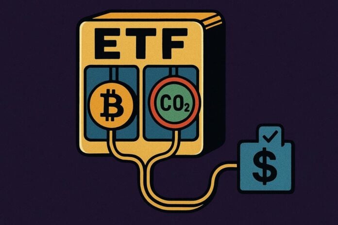 ETF Bitcoin con crediti di carbonio