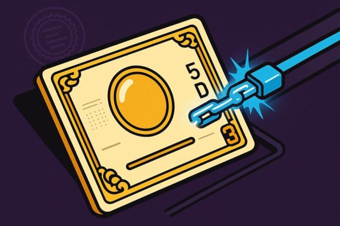 obbligazione digitale KB Kookmin su blockchain