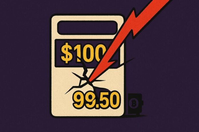 prezzo azioni Strategy sotto 100$