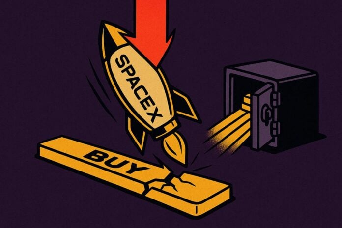 crollo azioni SpaceX
