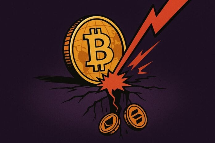 crollo prezzo Bitcoin