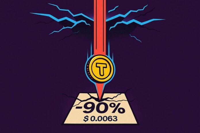 crollo prezzo token TAC