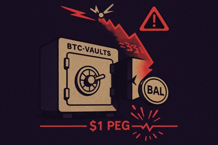 exploit stablecoin Balance Coin