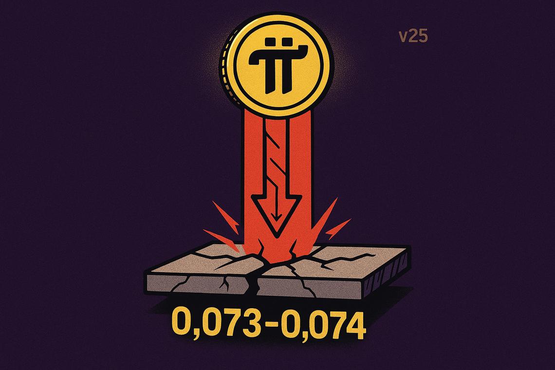Pi Network price decline deepens: 12% drop on 129% volume surge