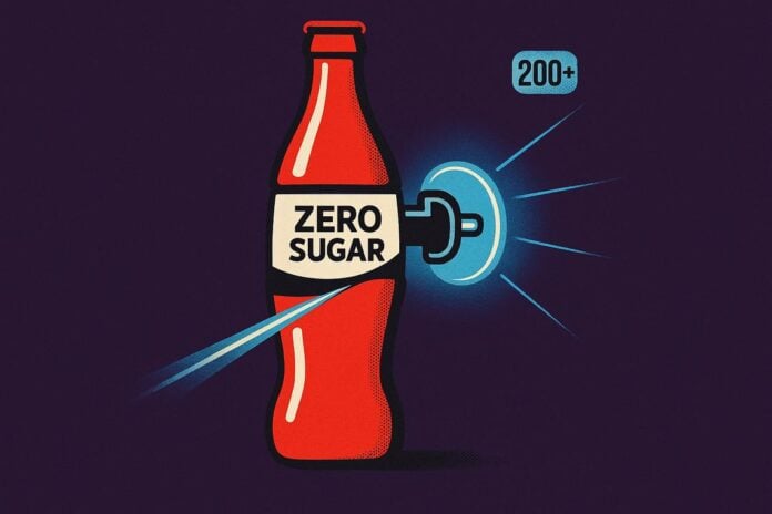 restyling Coca-Cola con AI