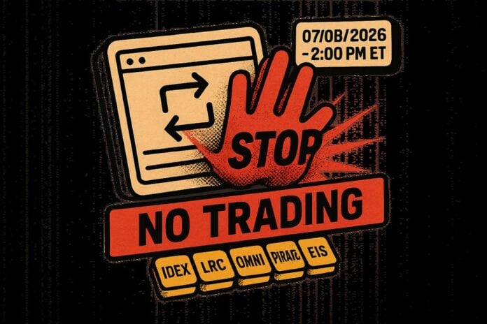 sospensione trading Coinbase
