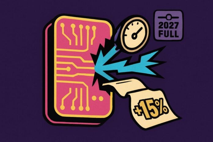aumento prezzi chip Samsung