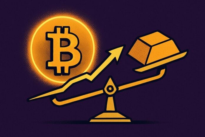 Bitcoin supererà l'oro