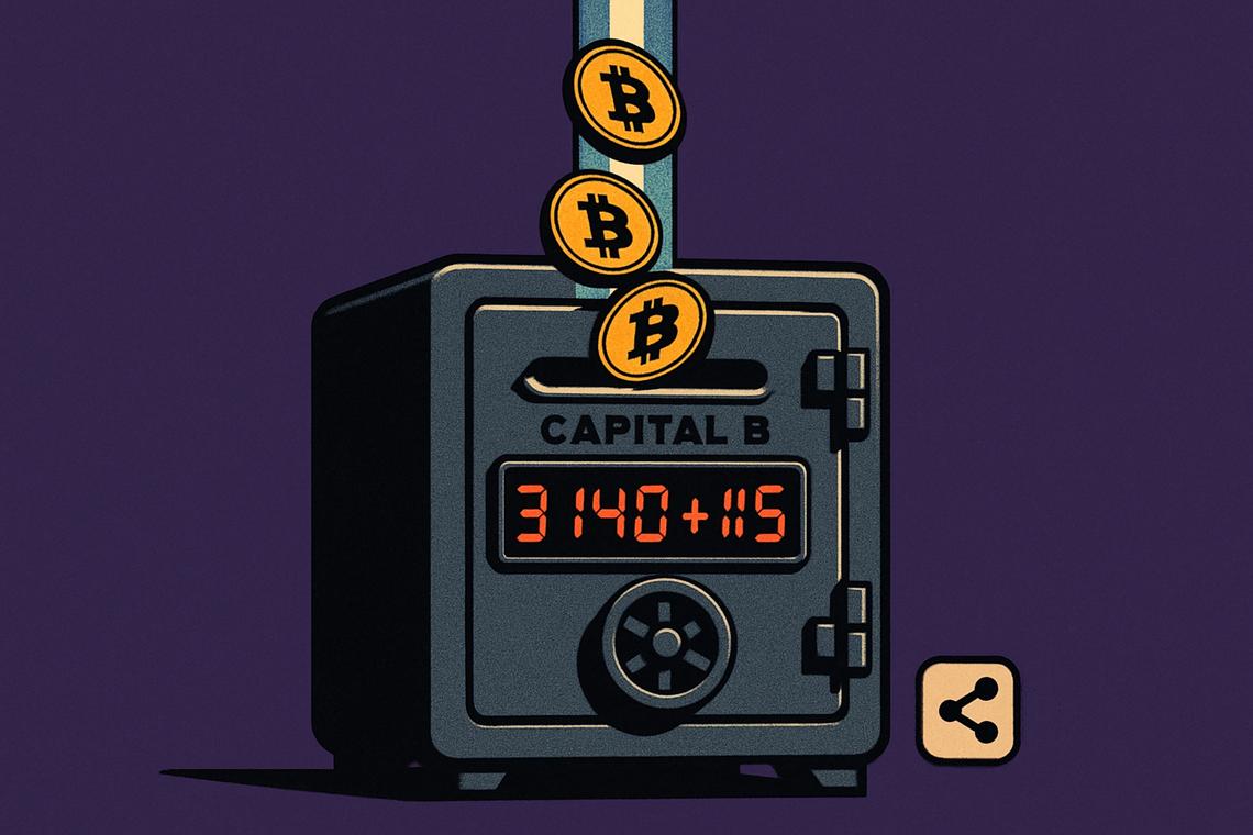 Capital B Bitcoin Acquisition Pushes Total Holdings to 3,145 BTC