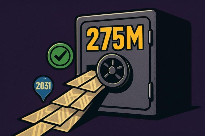 finanziamento Ripple Prime 275 milioni
