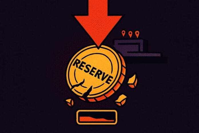 riserve XRP sugli exchange