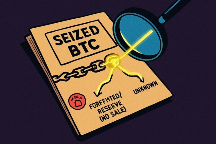 sequestro Bitcoin da parte del governo USA