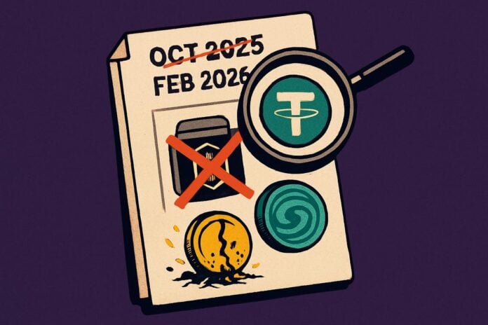blocco USDT Tether senza mandato