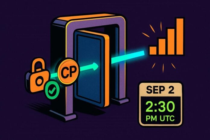 lancio token CP su OKX