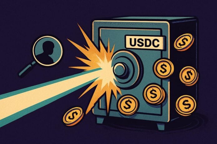 trasferimento large di USDC